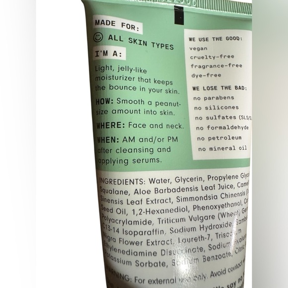 VERSED Dew Point Moisturizing Gel Cream 2 fl oz. 60 Ml Brand New, Sealed - Picture 6 of 8